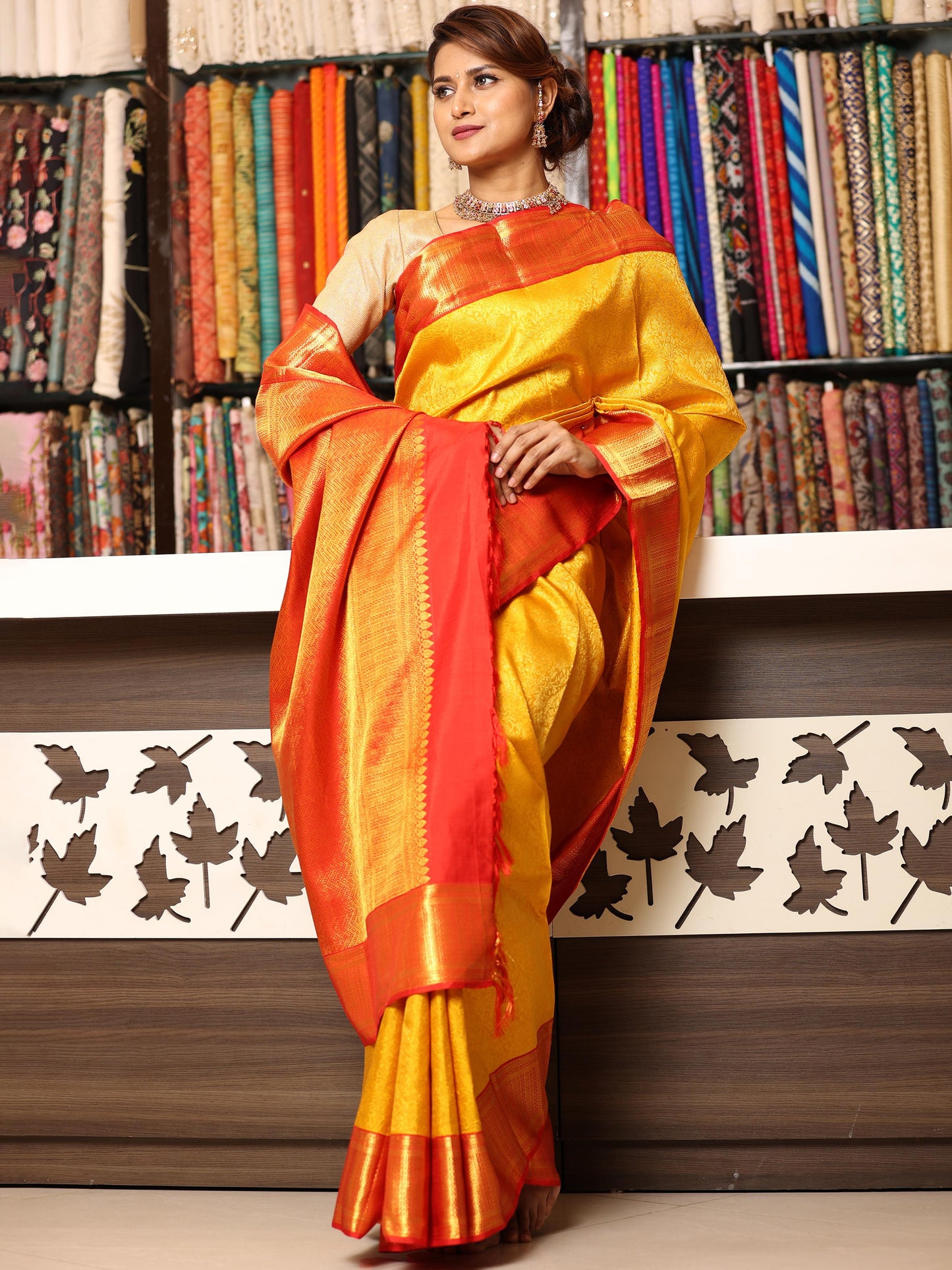 Hand woven kanjivaram Saree