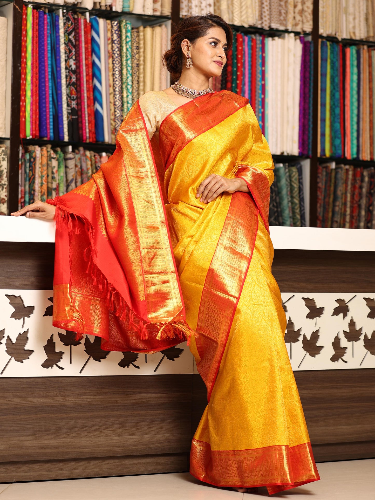 Hand woven kanjivaram Saree